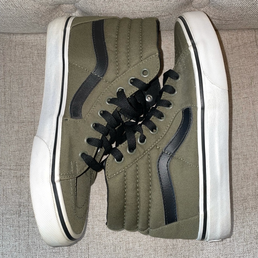 Vans Sk8-Hi Olive Green/Black Shoe